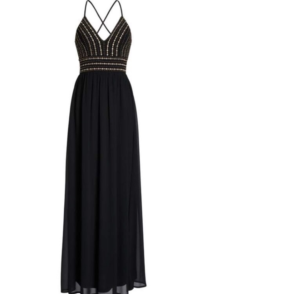 Lulus Glamorous Gala Embellished Maxi Prom Dress